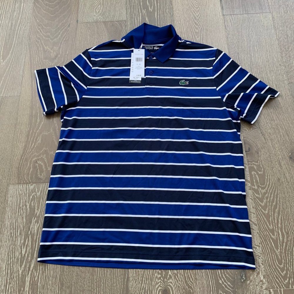 Lacoste Sport Striped Short-sleeve polo